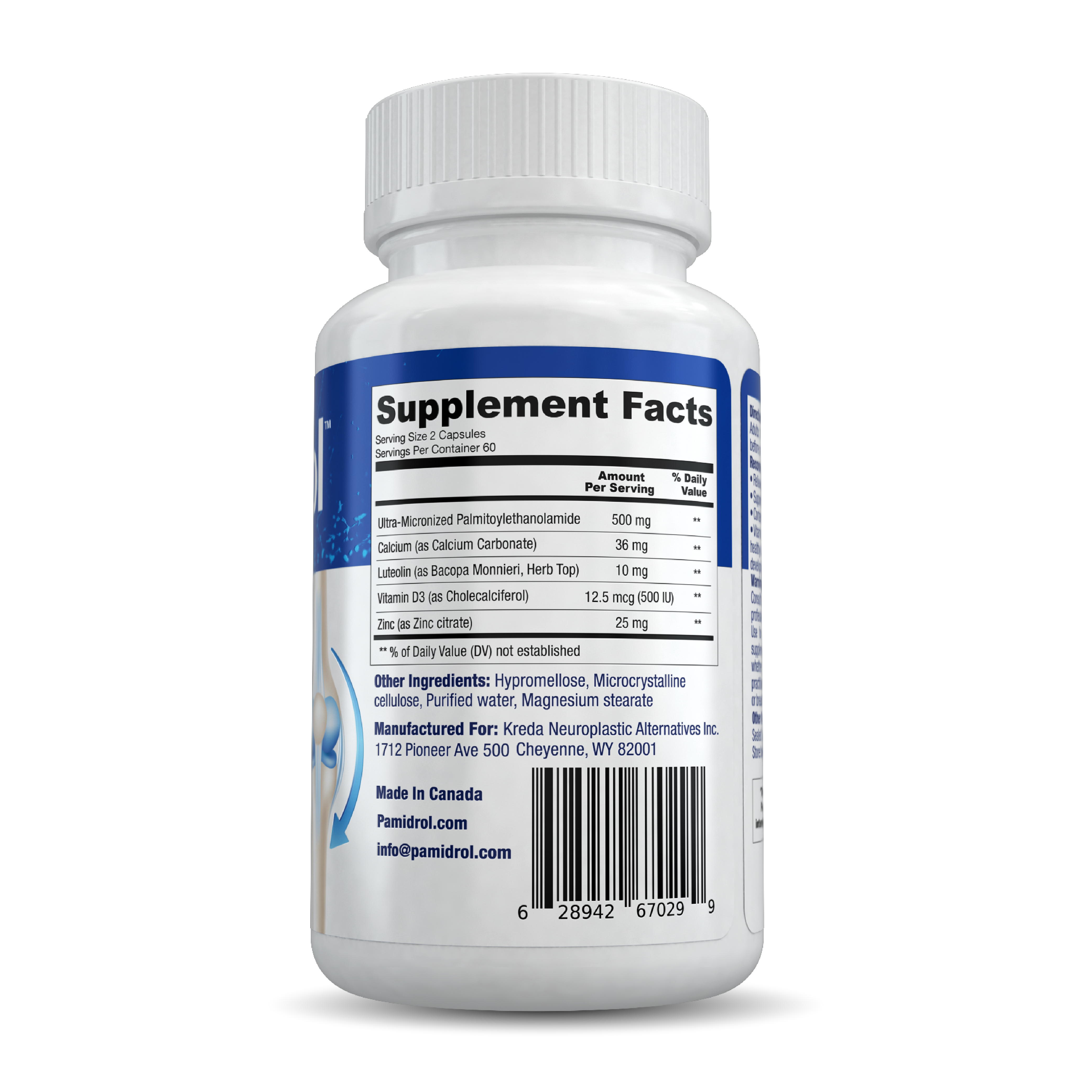 Pamidrol Nerve and Joint Support with Added Calcium