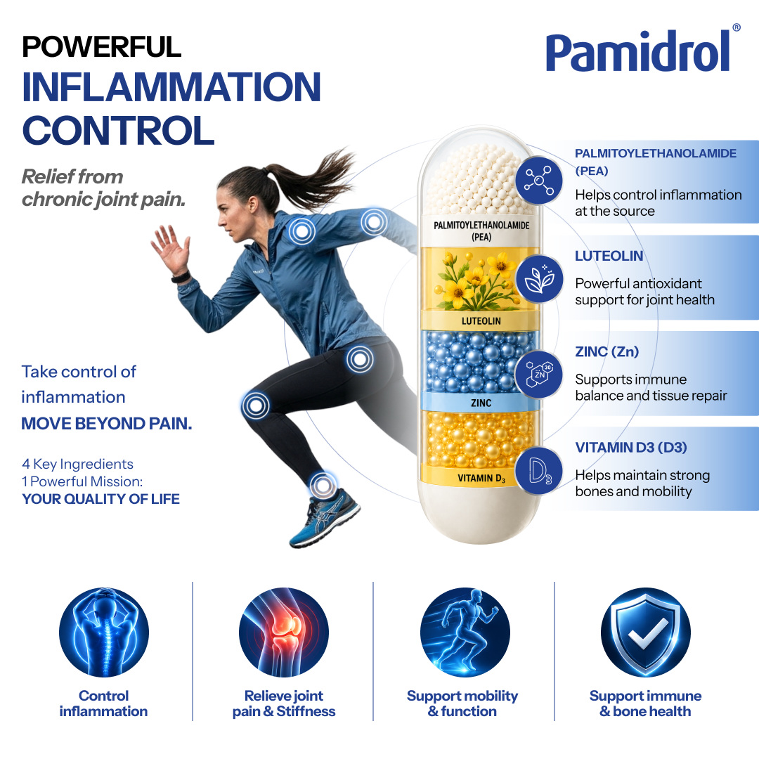 Pamidrol Nerve and Joint Support with Added Calcium